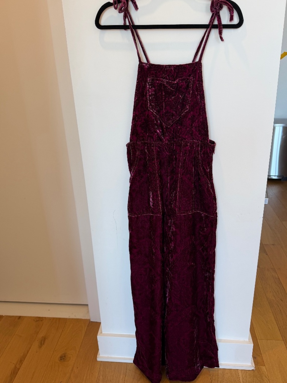 Wide leg Anthropologie jumpsuits